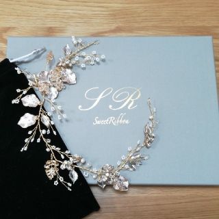 ヴェラウォン(Vera Wang)のスイートリボン　ヘッドドレス(ヘッドドレス/ドレス)