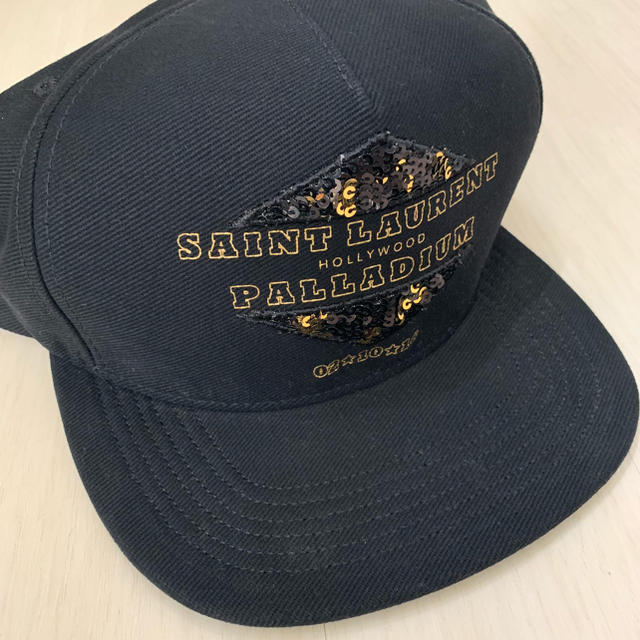 Saint Laurent - SAINT LAURENTキャップの通販 by ハム太郎のお店｜サンローランならラクマ