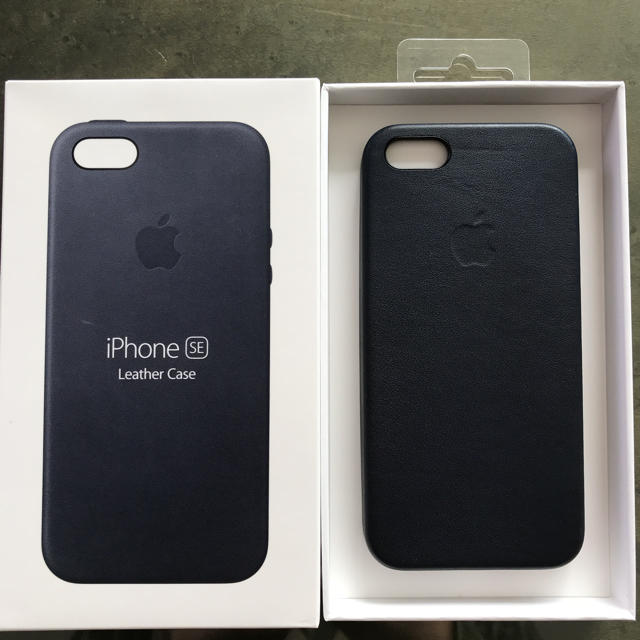 新品 iPhone SE 純正レザーケース - 携帯電話 新品 iPhone SE 純正レザーケース - 携帯電話