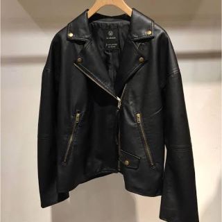 ダブルクローゼット(w closet)のw closet フェイクレザー ジャケット(ライダースジャケット)