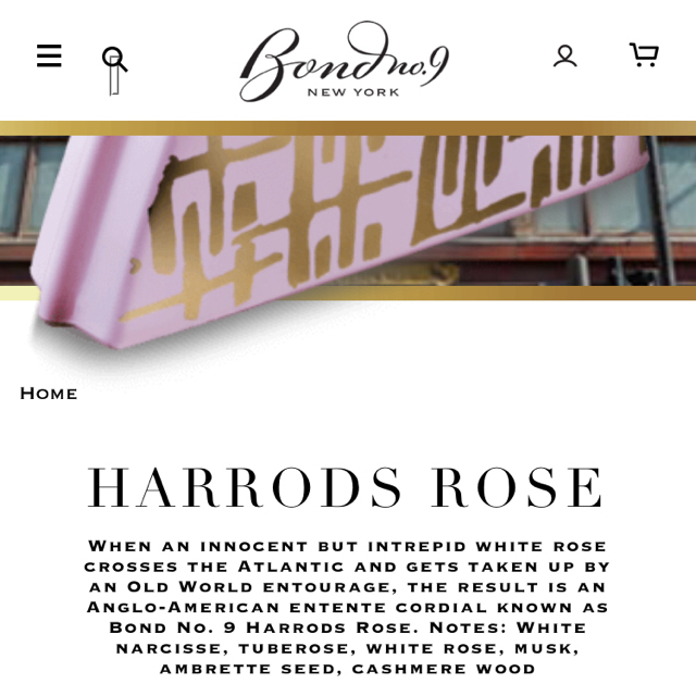 Bond No. 9(ボンドナンバーナイン)のいいの様専用☆Bond No.9 Harrods Rose 100ml コスメ/美容の香水(香水(女性用))の商品写真