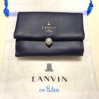 ランバンオンブルー(LANVIN en Bleu)の未使用 三つ折り財布 LANVIN en Bleu(財布)