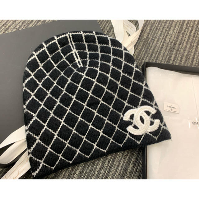 CHANEL - CHANEL シャネル ニット キャップ cap ニット帽 の通販 by No.5｜シャネルならラクマ