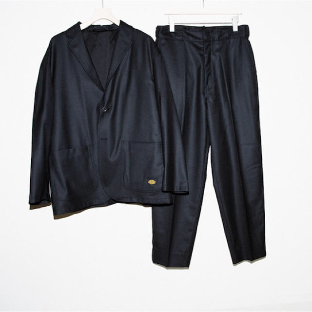 L BEAMS Dickies TRIPSTER SUIT おぼつかなく WHITE L BEAMS Dickies TRIPSTER SUIT おぼつかなく WHITE