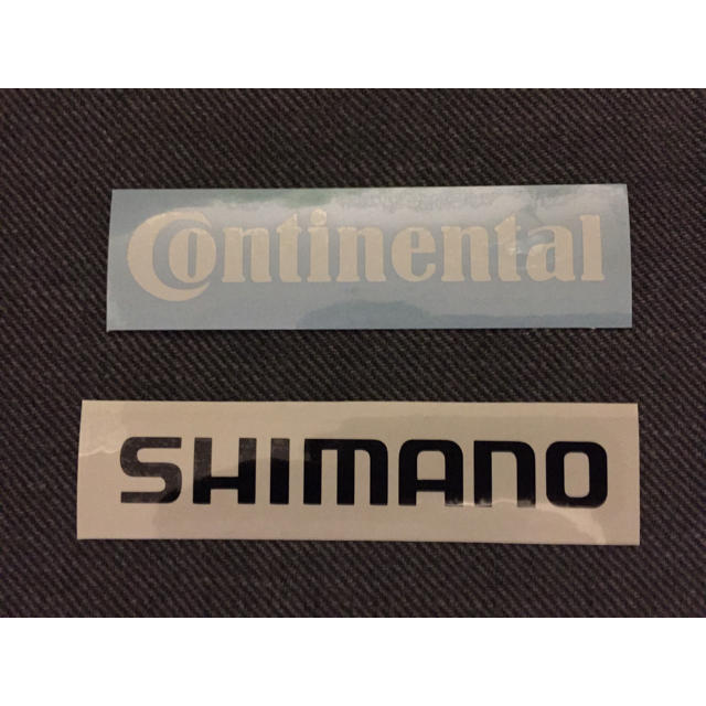 SHIMANO(シマノ)のシマノ コンチネンタル カッティングシート 2枚セット 自動車/バイクのバイク(ステッカー)の商品写真
