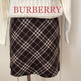 バーバリーブルーレーベル(BURBERRY BLUE LABEL)のバーバリーBURBERRY スカート(ひざ丈スカート)