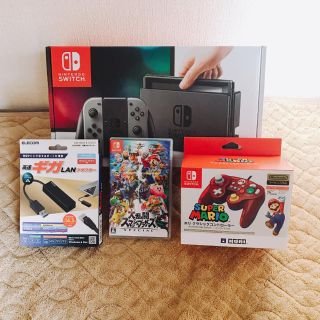 ニンテンドースイッチ(Nintendo Switch)のニンテンドースイッチ+スマブラSPセット【nintendo switch】(家庭用ゲーム機本体)