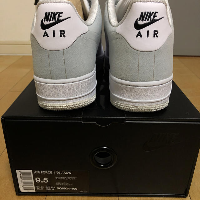 送込 Nike A Cold Wall Air Force 1 白 27.5