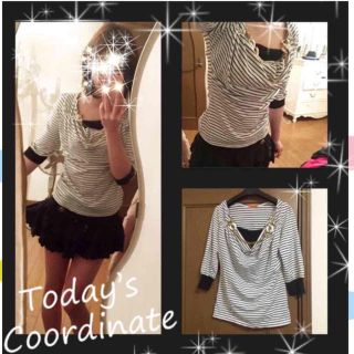 ダズリン(dazzlin)の★値引きしました！春服ボーダートップス★(カットソー(長袖/七分))