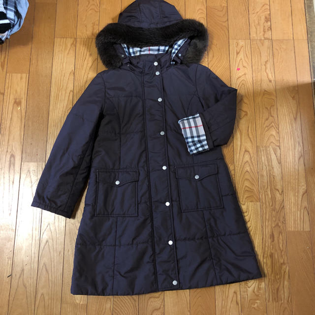 BURBERRY(バーバリー)の専用です！バーバリーロンドン ファー付きコート キッズ/ベビー/マタニティのキッズ服女の子用(90cm~)(コート)の商品写真