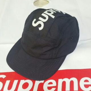 シュプリーム(Supreme)のsupreme cap ネイビー(キャップ)