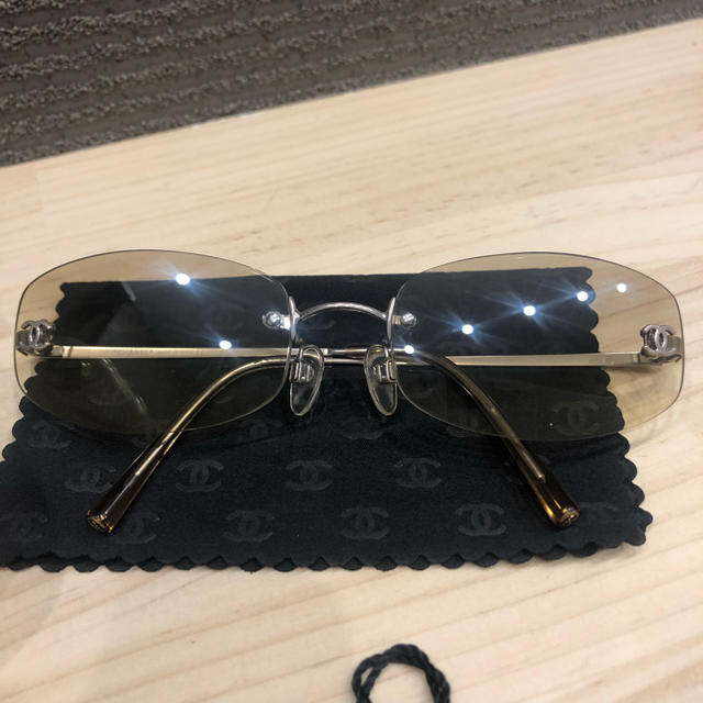 CHANEL - 即購入OK! CHANEL シャネル サングラス 4002 薄いブラウンの