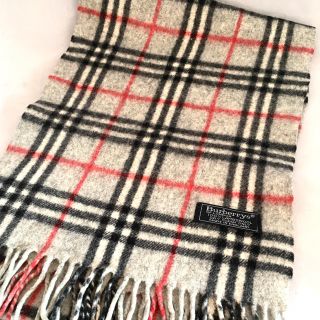 バーバリー(BURBERRY)のBurberrys of LONDON バーバリー ウール マフラー チェック(マフラー)