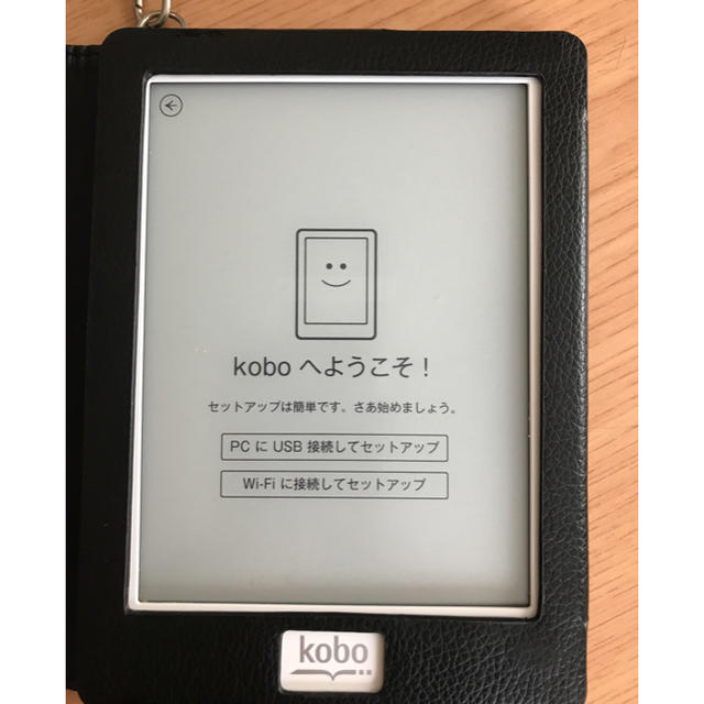 Rakuten(ラクテン)の【美品】KOBO   CE0560  シルバー   黒カバー付き スマホ/家電/カメラのPC/タブレット(電子ブックリーダー)の商品写真