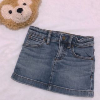 バーバリー(BURBERRY)の♡バーバリーキッズ　デニム スカート 4Y♡(スカート)