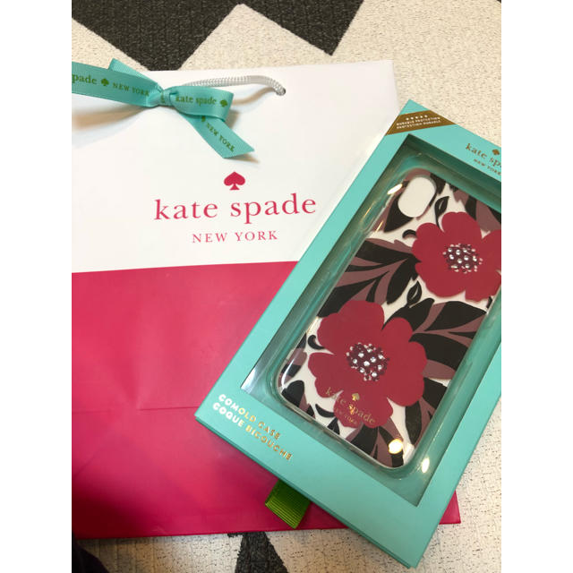 kate spade new york - Kate spadeケイトスペードのiPhoneXケース 椿花柄 スートン付きの通販 by Hikari｜ケイトスペードニューヨークならラクマ