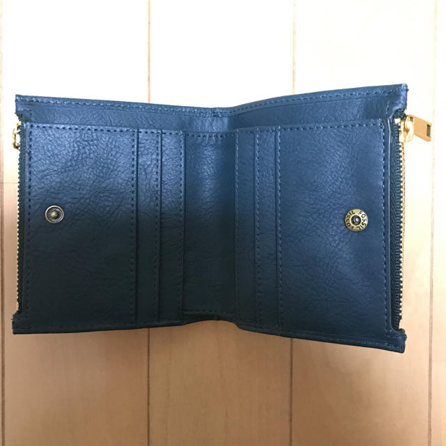 FOSSIL(フォッシル)のFOSSIL グリーン×ブルー ミニ財布 レディースのファッション小物(財布)の商品写真