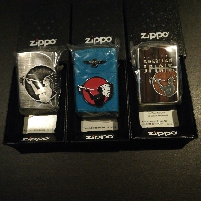 ZIPPO(ジッポー)のアメスピ オリジナルZippo3種《非売品》400set限定品 メンズのファッション小物(タバコグッズ)の商品写真