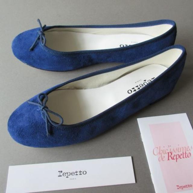 repetto(レペット)のお値下げ 新品未使用 レペット サンドリヨン 山羊皮 37 レディースの靴/シューズ(バレエシューズ)の商品写真