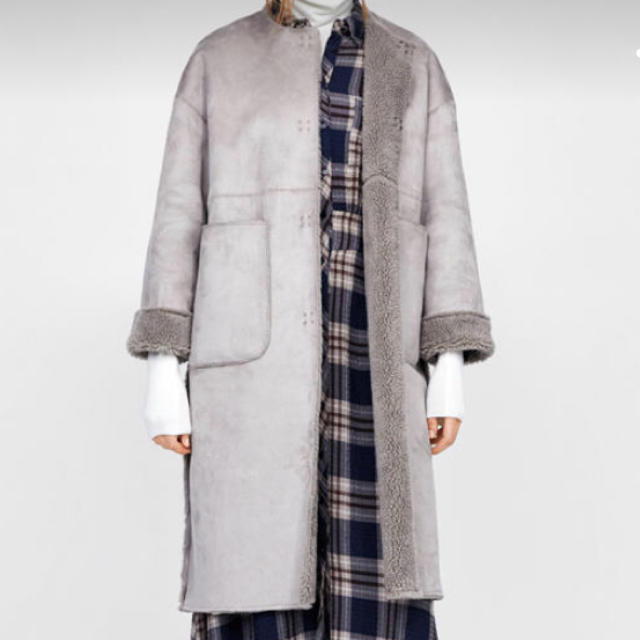 ZARA リバーシブル ボアコート - www.husnususlu.com