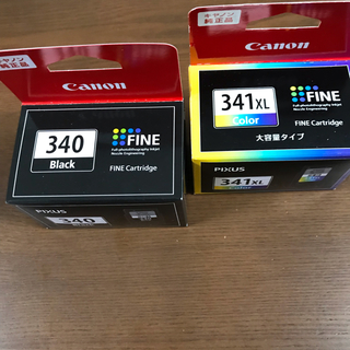 キヤノン(Canon)のキャノン インク PIXUS 341XLと340XL(オフィス用品一般)