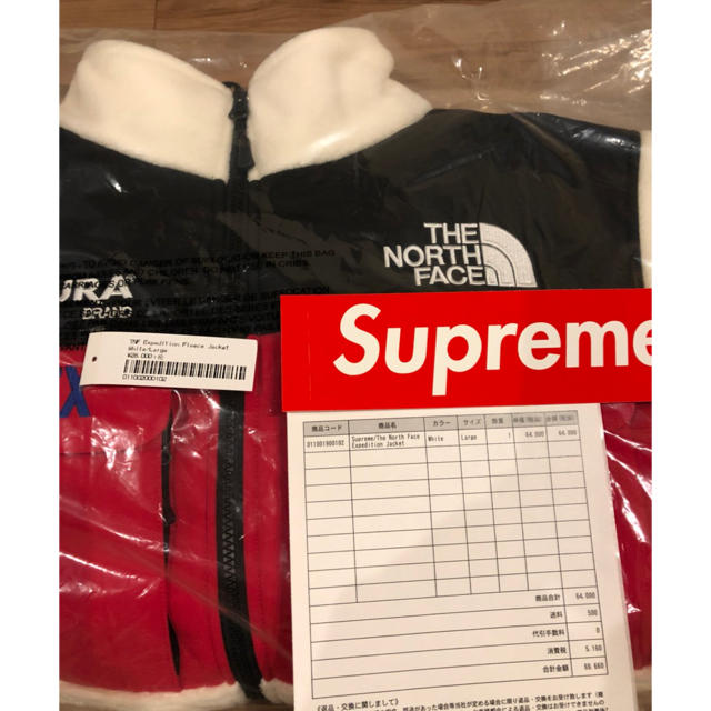 18AW Supreme North Face Fleece Jacket L