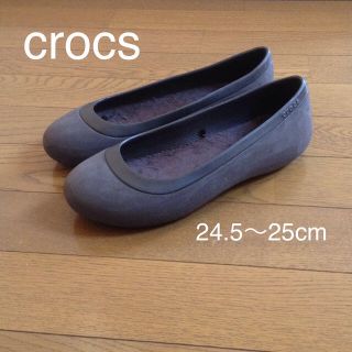 クロックス(crocs)のcrocs フラットシューズ(ハイヒール/パンプス)