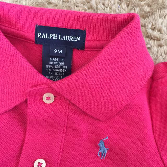 Ralph Lauren(ラルフローレン)の新品RALPHラルフポロシャツ長袖9M キッズ/ベビー/マタニティのキッズ服女の子用(90cm~)(その他)の商品写真