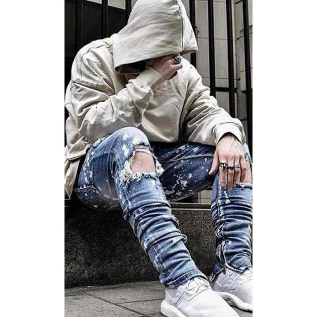 FEAR OF GOD(フィアオブゴッド)のmnml M1 STRETCH DENIM SPLASH 36inch メンズのパンツ(デニム/ジーンズ)の商品写真