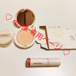 イニスフリー(Innisfree)の[オープンセール][韓国コスメ]ミネラルパクト＆リップティント(ファンデーション)