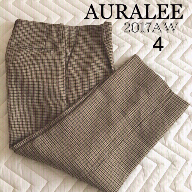 COMOLI(コモリ)の2017 AW AURALEE GUNCLUB CHECK SLACKS メンズのパンツ(スラックス)の商品写真