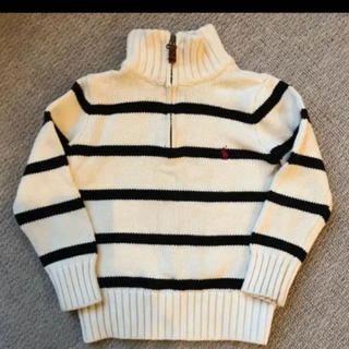 ラルフローレン(Ralph Lauren)のラルフローレンのボーダーニット セーター 110 100 美品(ニット)