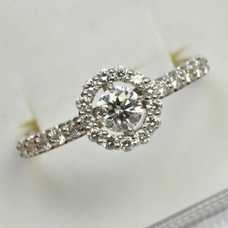 専用です　Pt900 プラチナ 一粒 0.315ct ダイヤリング 15号 指輪(リング(指輪))