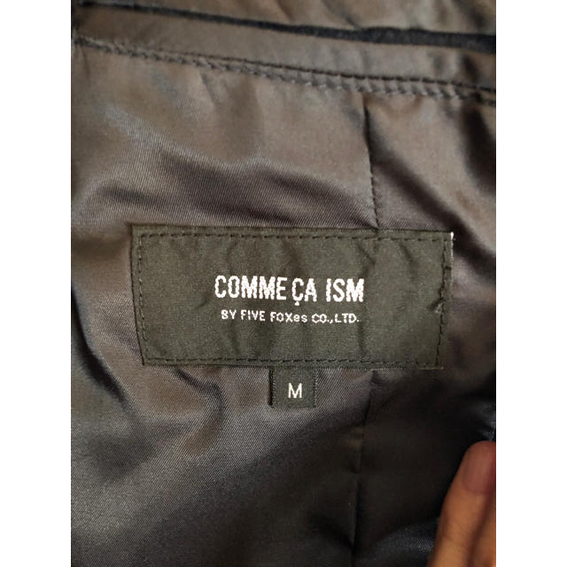 美品】 COMME CA ISM コムサイズム チェスターコート Mサイズ 黒