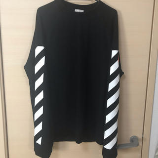 モンクレール(MONCLER)のmoncler×off white  Ｌ(Tシャツ/カットソー(七分/長袖))