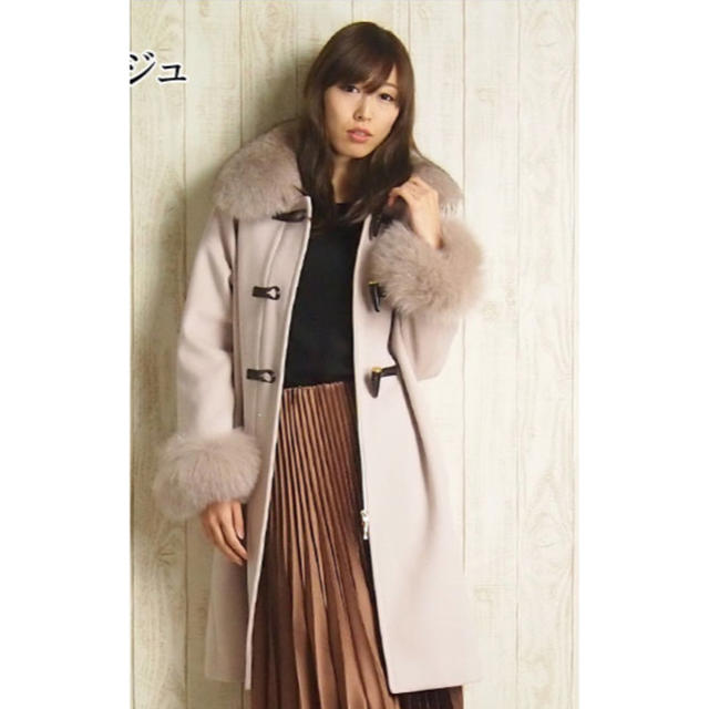 ◇新品◇グレースコンチネンタル アウター ファー衿付 ダッフルコート