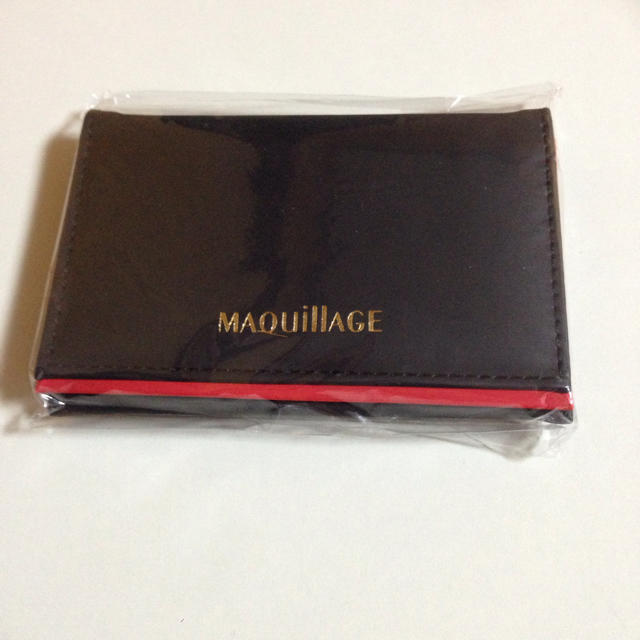 MAQuillAGE(マキアージュ)のマキアージュ✳︎オリジナルあぶらとり紙ケース(鏡付き) パスケース レディースのファッション小物(ミラー)の商品写真