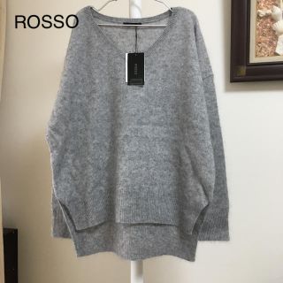 アーバンリサーチロッソ(URBAN RESEARCH ROSSO)の新品 ROSSO ソフトウールオーバープルオーバー(ニット/セーター)