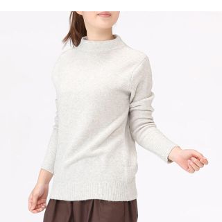 ムジルシリョウヒン(MUJI (無印良品))のお値下げ 今期 完売 無印良品  ヤク入りボトルネック ニット(ニット/セーター)