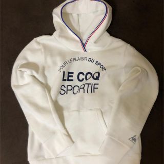 ルコックスポルティフ(le coq sportif)の【le coq sportif】パーカー ホワイト ※未使用※(パーカー)