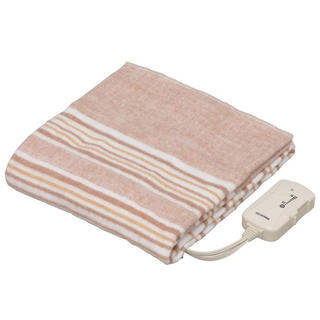 【新品】丸洗いOK！電気毛布 140×80cm(電気毛布)