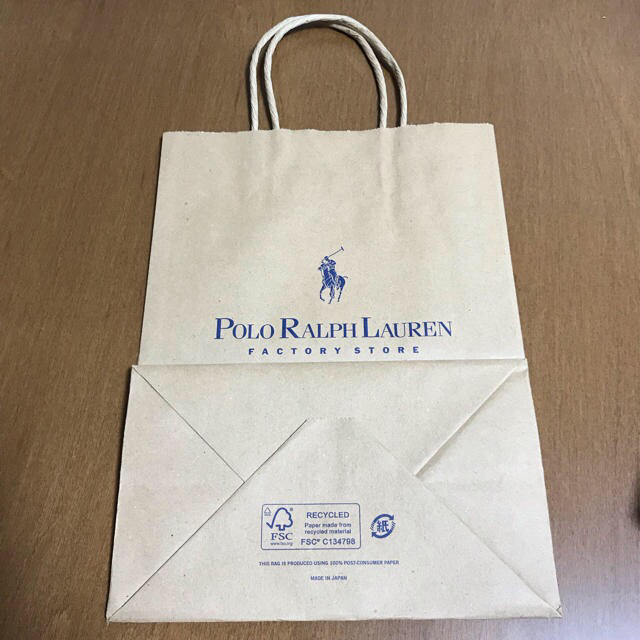 POLO RALPH LAUREN(ポロラルフローレン)のPOLO RALPH LAUREN紙袋 レディースのバッグ(ショップ袋)の商品写真