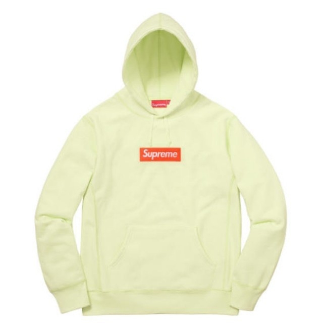 Supreme(シュプリーム)のSupreme Box Logo Hooded Sweatshirt lime メンズのトップス(パーカー)の商品写真