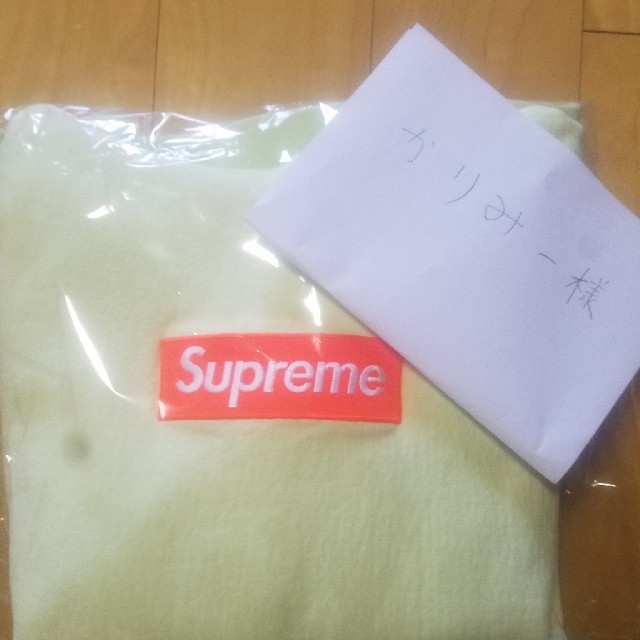 Supreme(シュプリーム)のSupreme Box Logo Hooded Sweatshirt lime メンズのトップス(パーカー)の商品写真