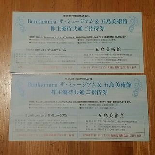 Bunkamura　ザ・ミュージアム　招待券(美術館/博物館)