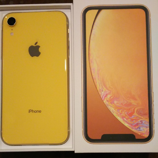 新品未使用 iphone XR 128Gイエロー simフリー