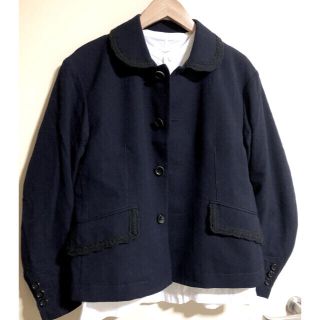 コムデギャルソン(COMME des GARCONS)のニコちゃん様 未使用 トリコ ウールJK 2015FW(テーラードジャケット)