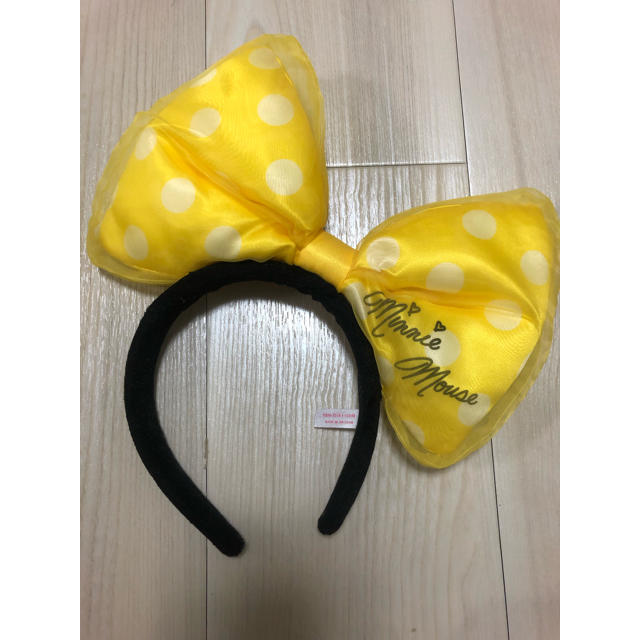 Disney(ディズニー)のディズニーカチューシャ♡ミニー♡イエロー レディースのヘアアクセサリー(カチューシャ)の商品写真