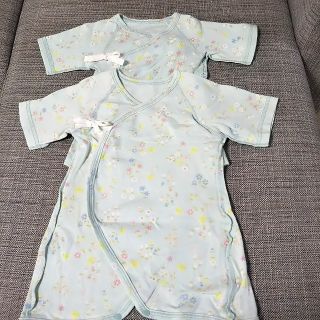 ナルミヤ インターナショナル(NARUMIYA INTERNATIONAL)のめぐ様【美品】ナルミヤ インターナショナル コンビ 肌着 新生児(肌着/下着)