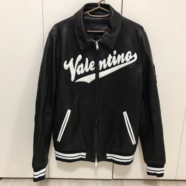 レザージャケットVALENTINO LEATHER BIKER JACKET